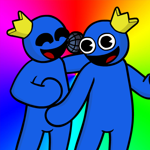 Rainbow Friends FNF Blue Mod Mod
