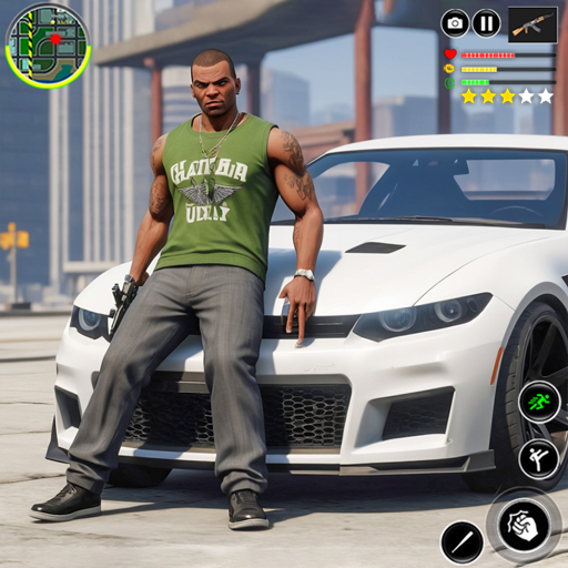 Crime Car City Gangster Games Mod