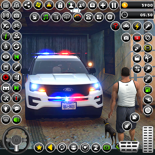 супер Полиция Джип Вождение 3d Mod